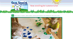 Desktop Screenshot of casaspanish.com
