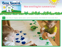 Tablet Screenshot of casaspanish.com